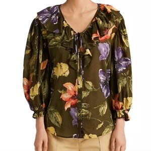 NWT floral blouse Size XL